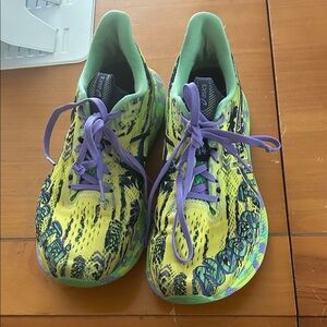 ASICS Yellow & Purple Women's Athletic Running Shoes